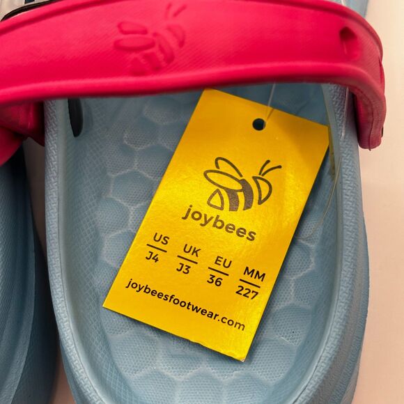 Joybees Active Clogs Kids Active Clog Slip on - Blue Junior Girls Size J4 - Picture 5 of 6